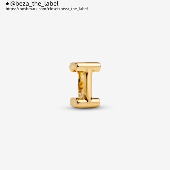 Pandora Letter I Alphabet Mini Charm|Pendant - Picture 1 of 2